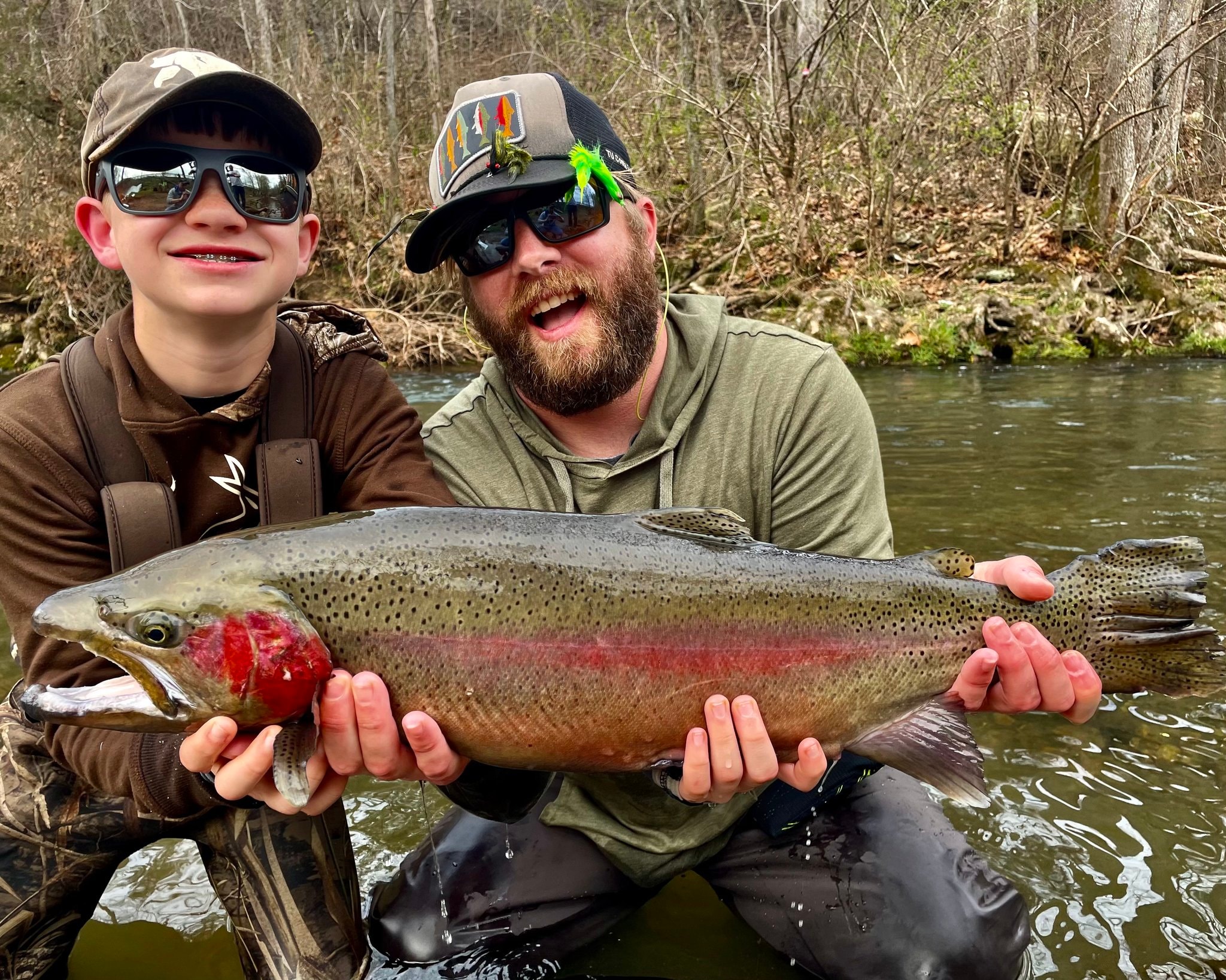 Guided fly fishing trip